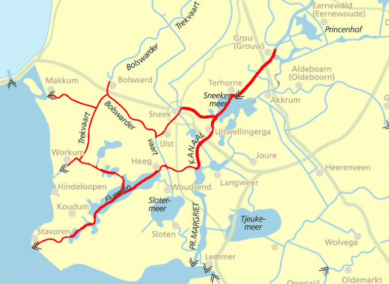 Routekaart van Fun 4 Kids Route