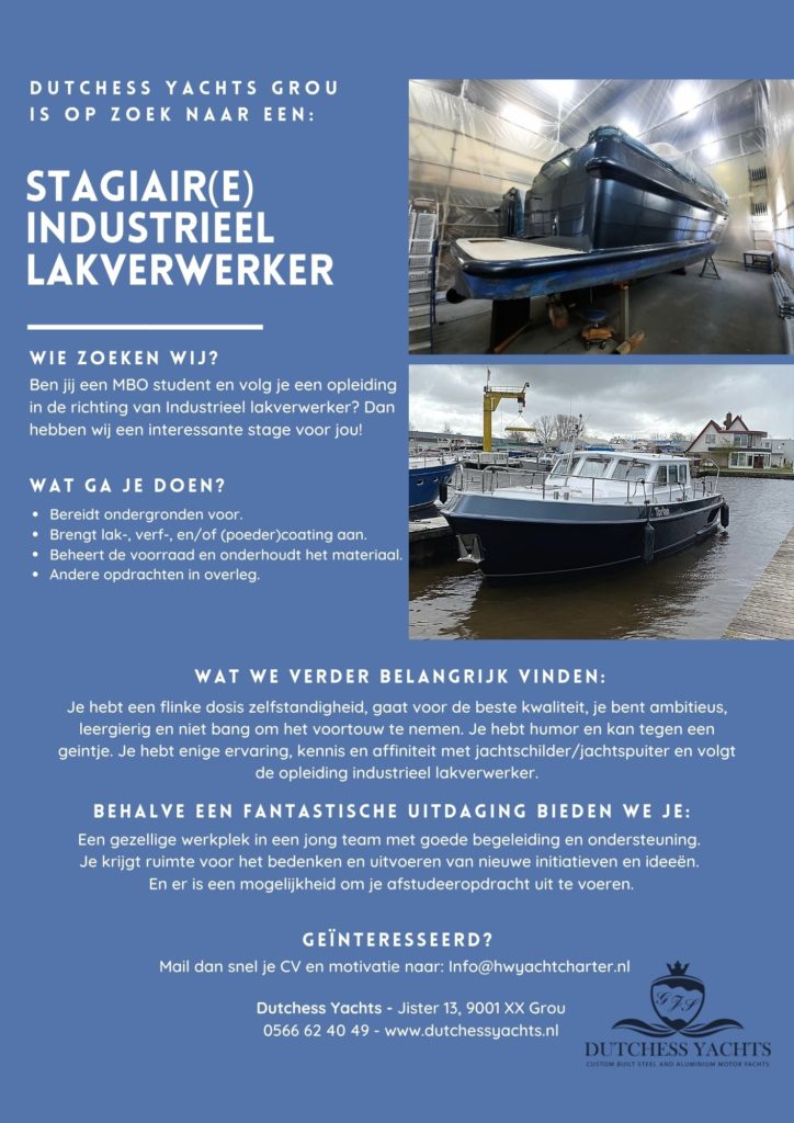 Vacature-Stagiaire-HW-Yachtcharter-allround-medewerker-lakverwerker